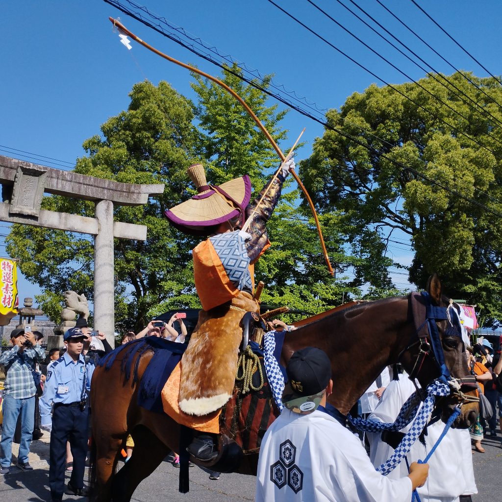 はつかいち　地御前神社御陵衣祭　天長地久の儀（わかば）